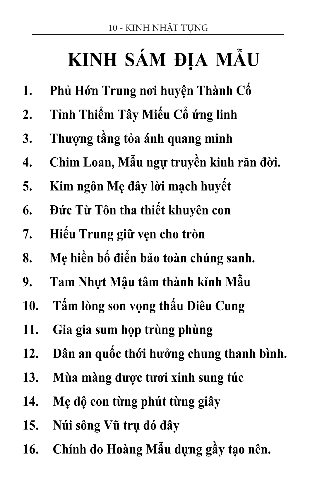 kinh thiên tâm 10