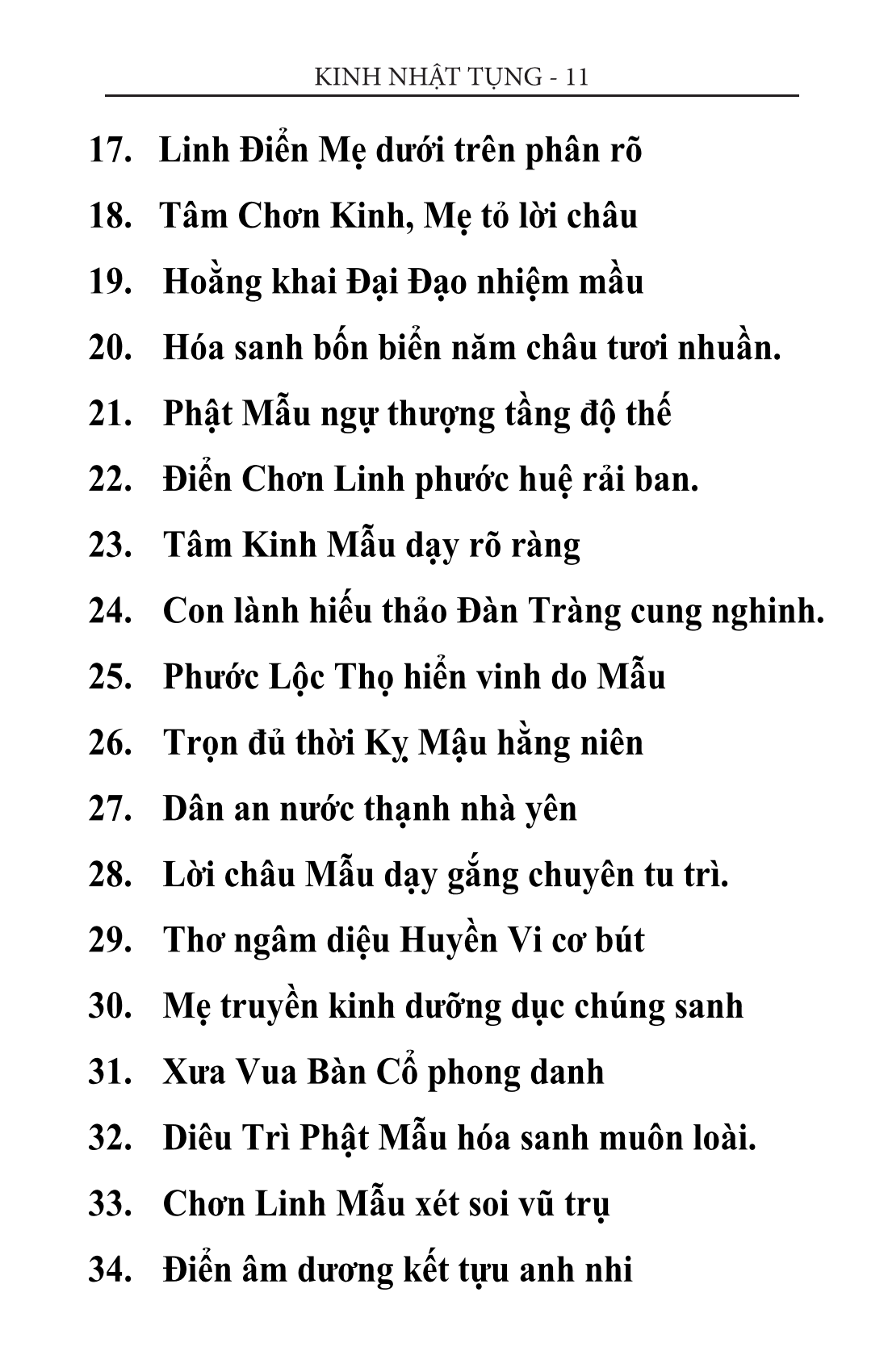 kinh thiên tâm 11