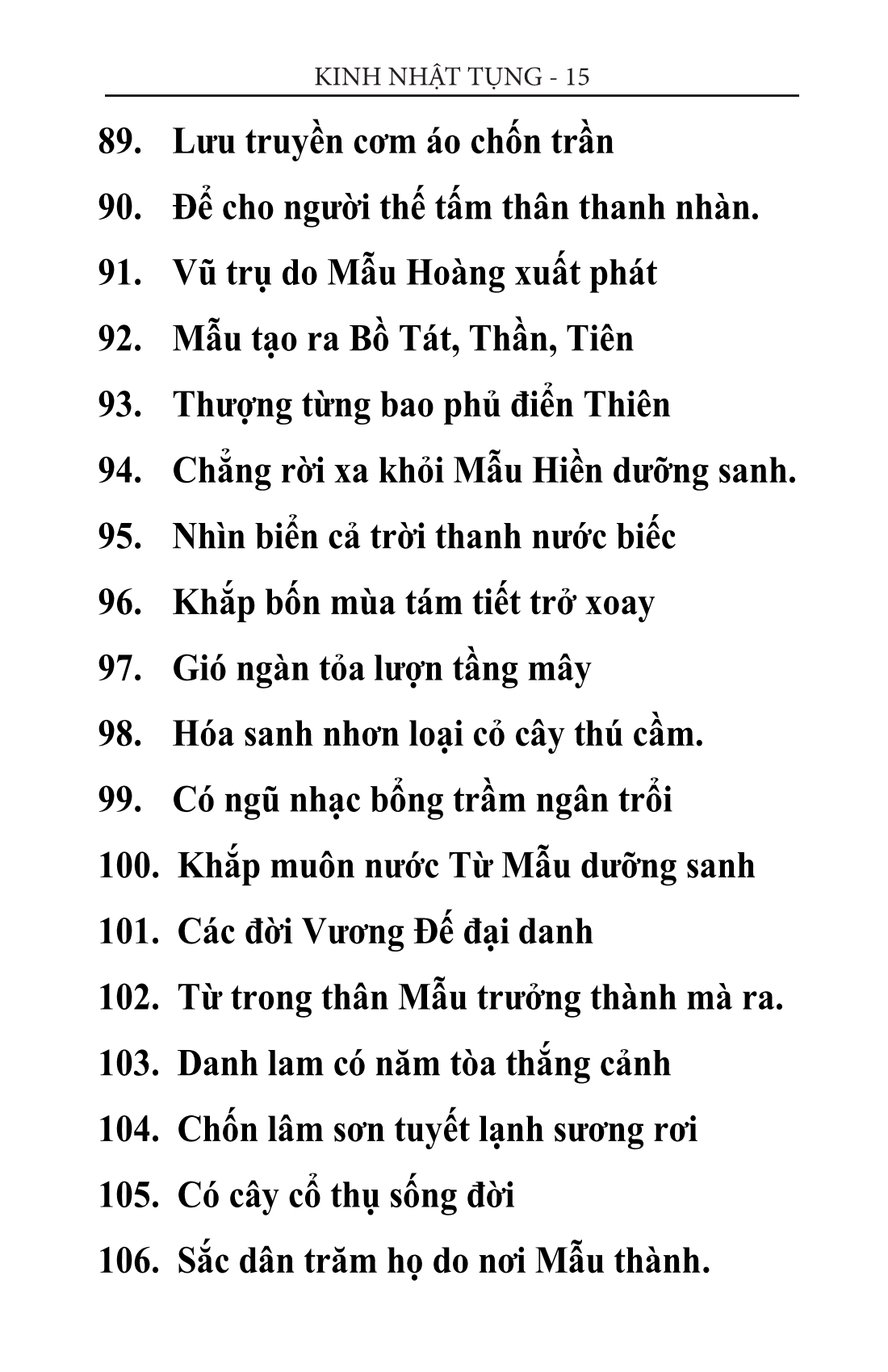 kinh thiên tâm 15