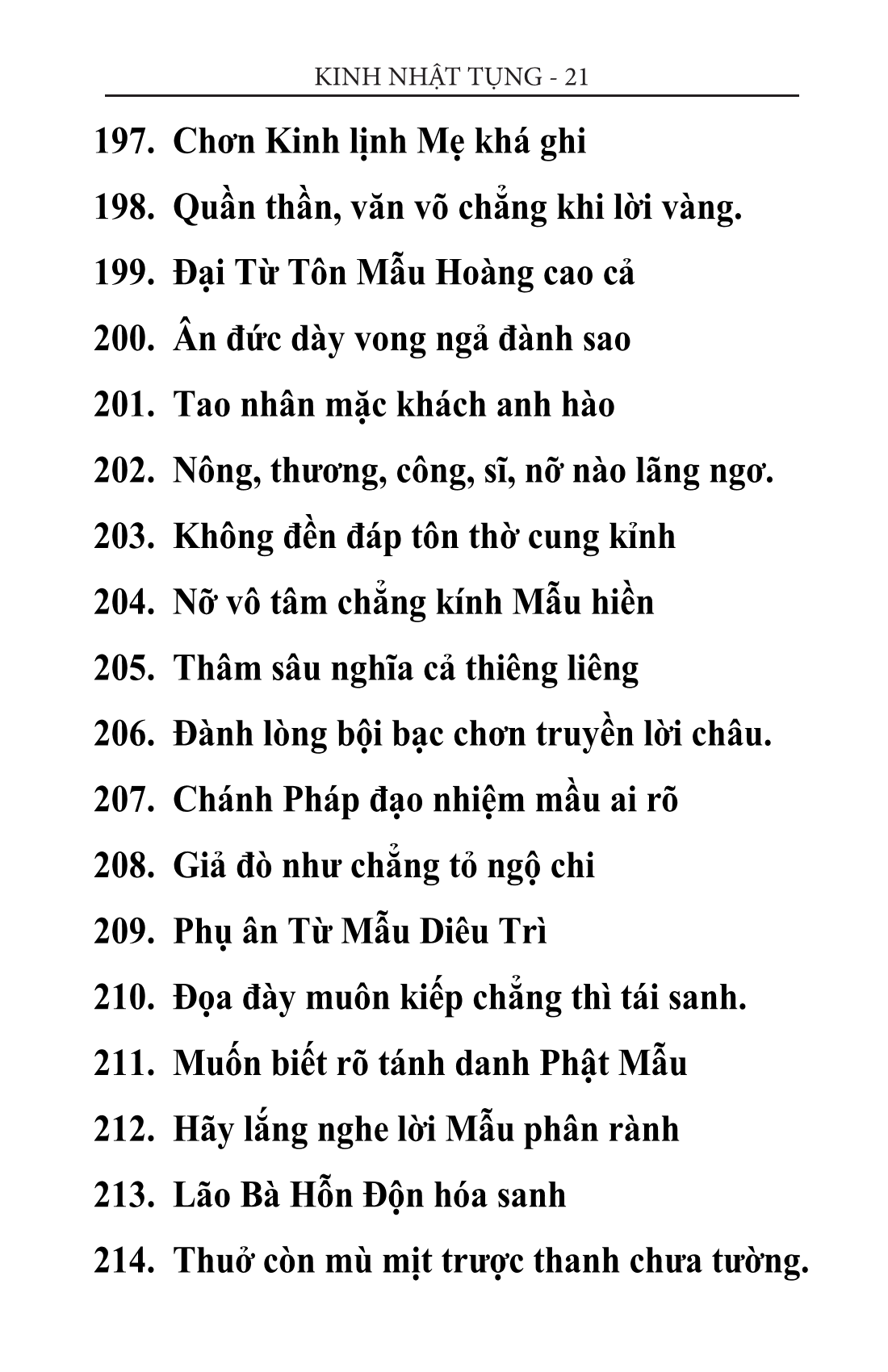 kinh thiên tâm 21