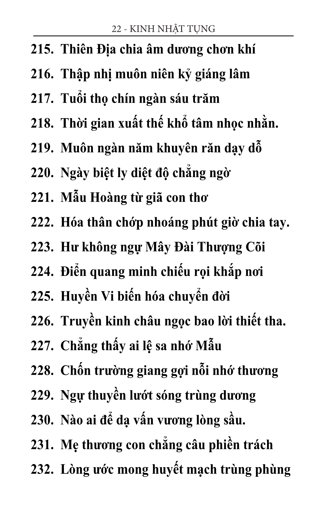 kinh thiên tâm 22