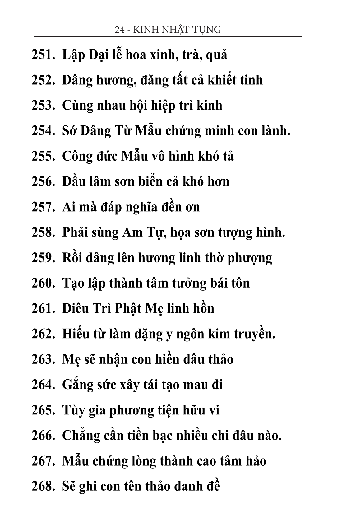 kinh thiên tâm 24