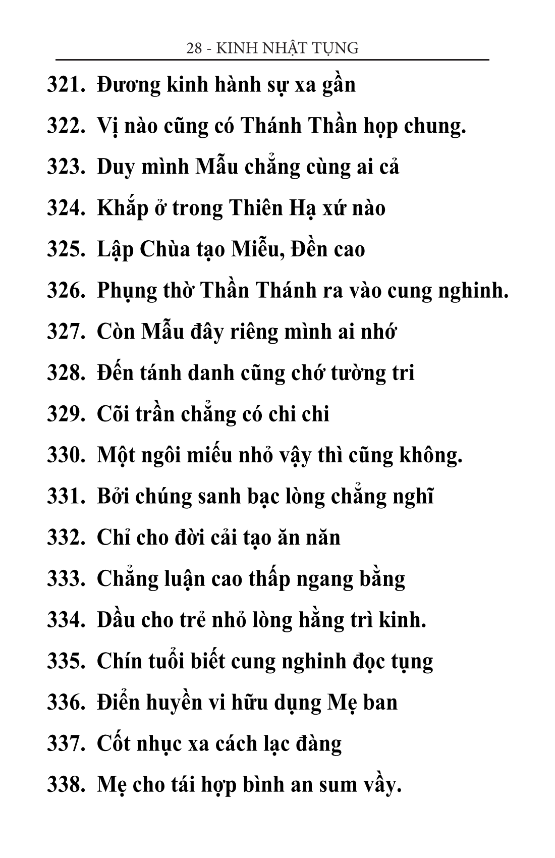 kinh thiên tâm 28