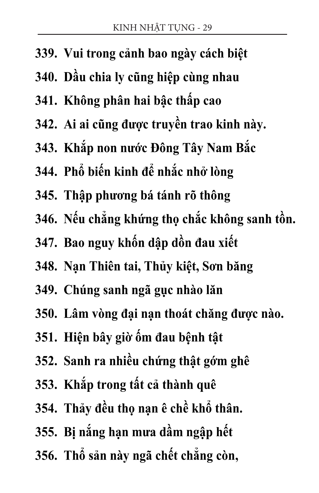 kinh thiên tâm 29