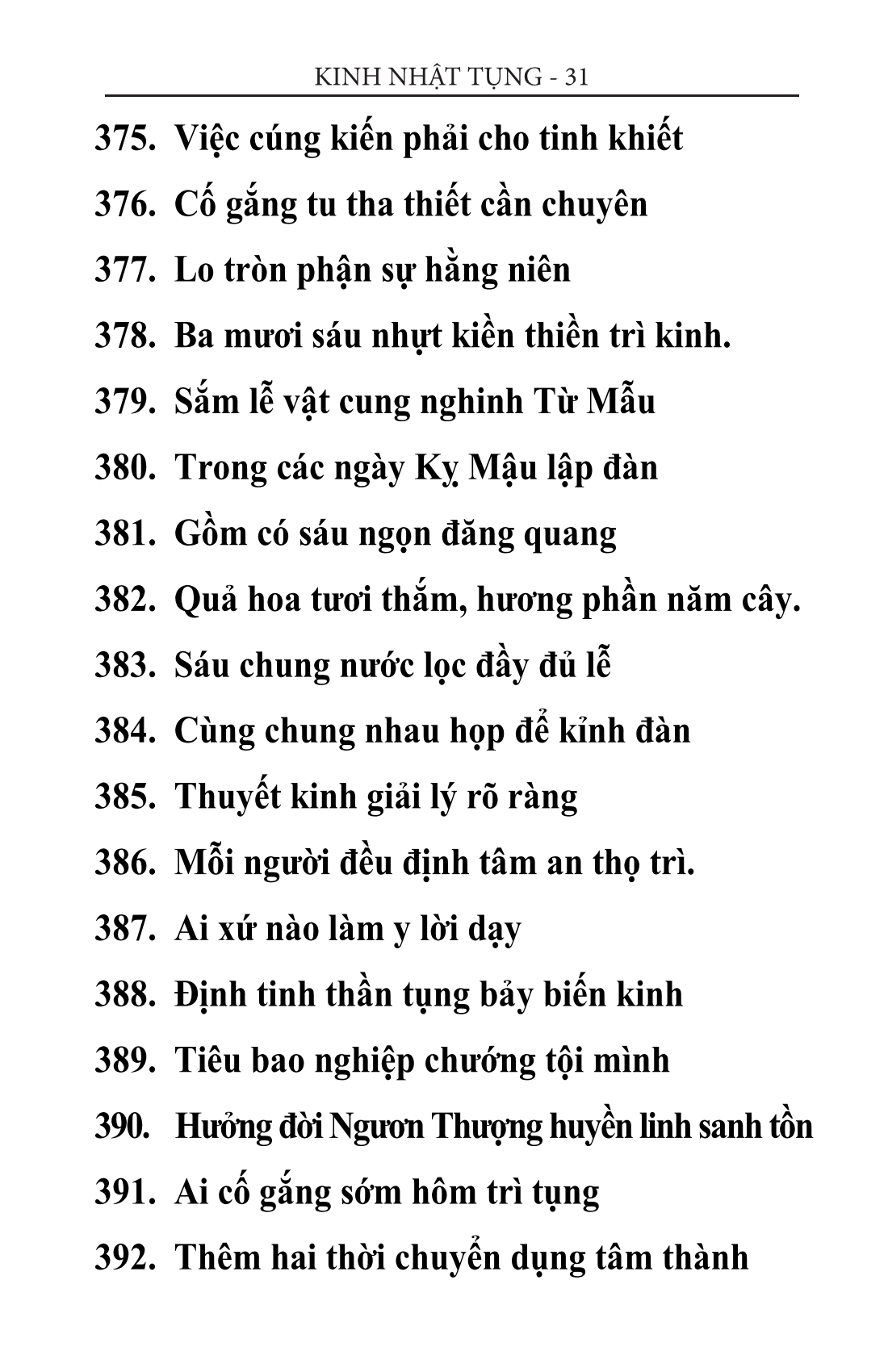 kinh thiên tâm 31