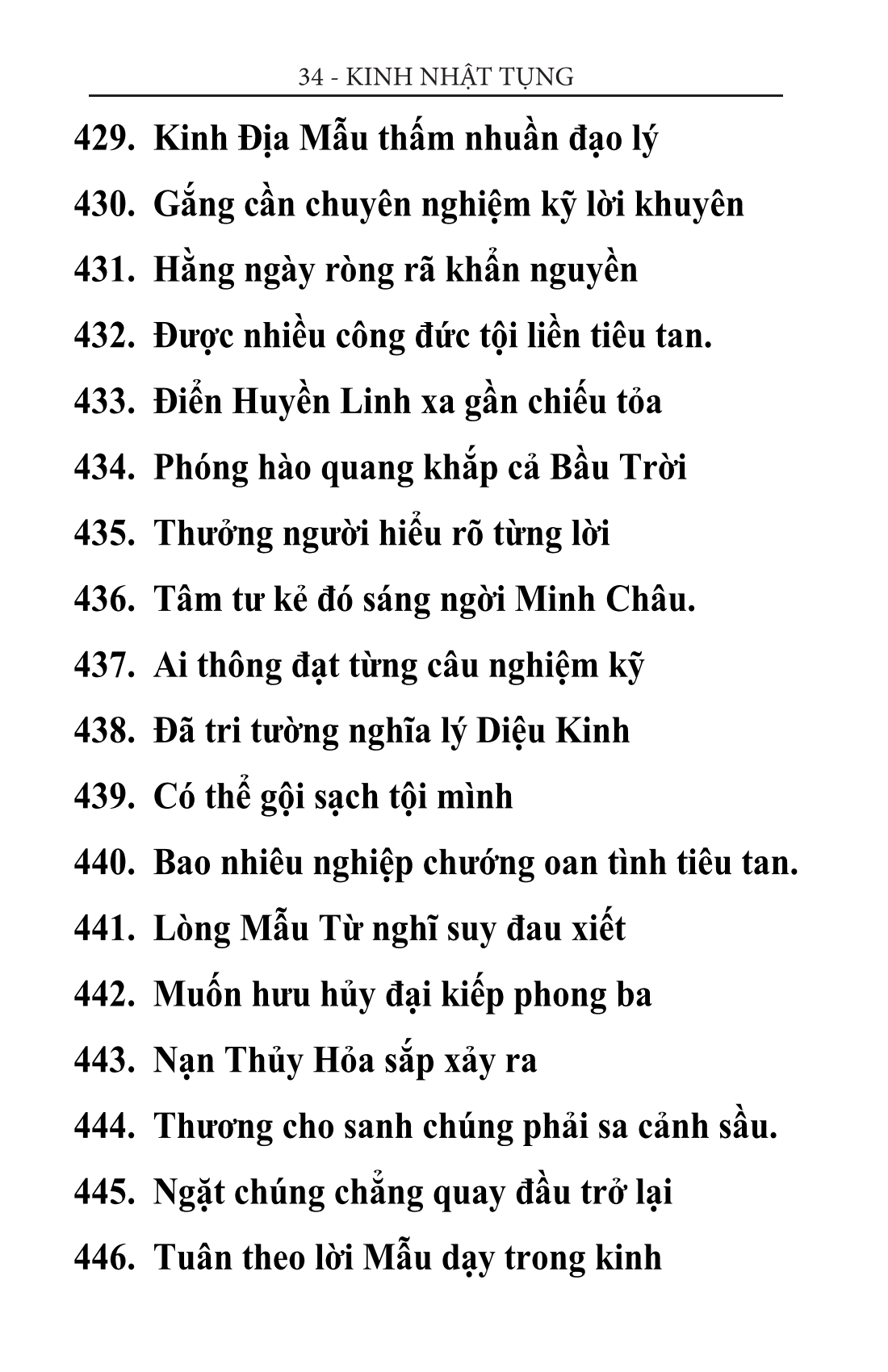 kinh thiên tâm 34