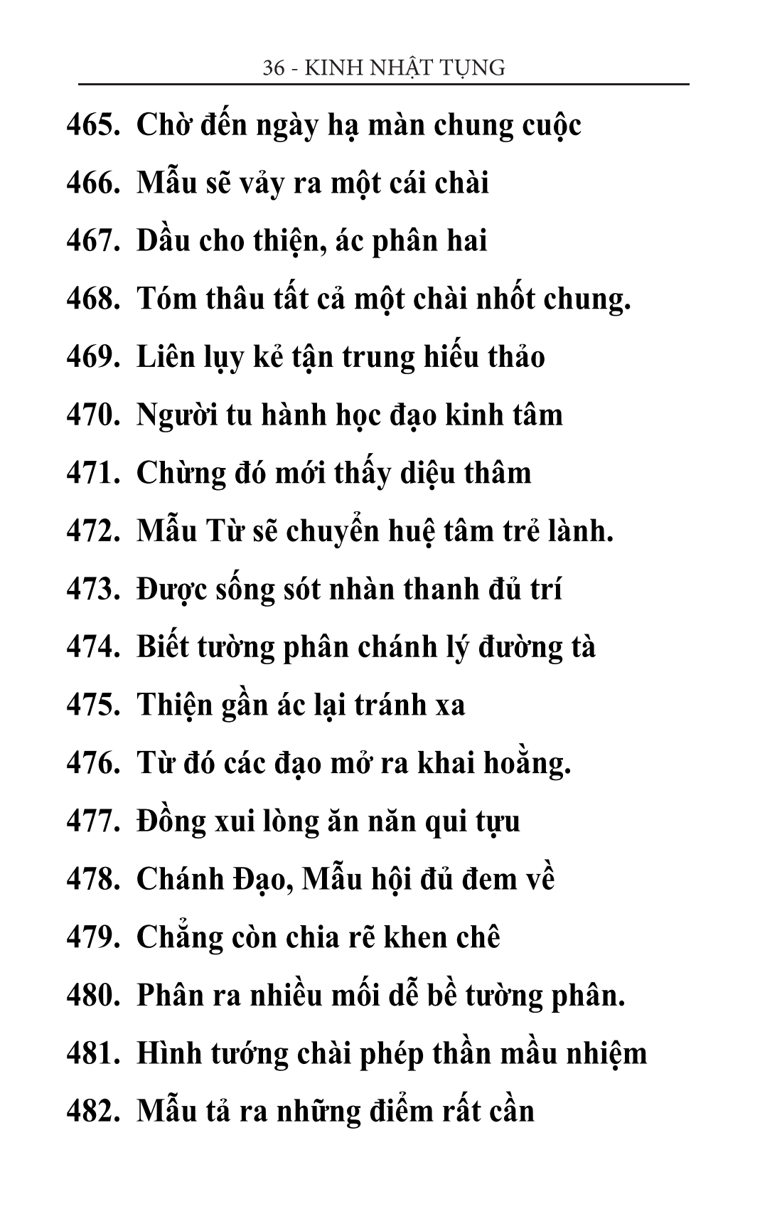 kinh thiên tâm 36