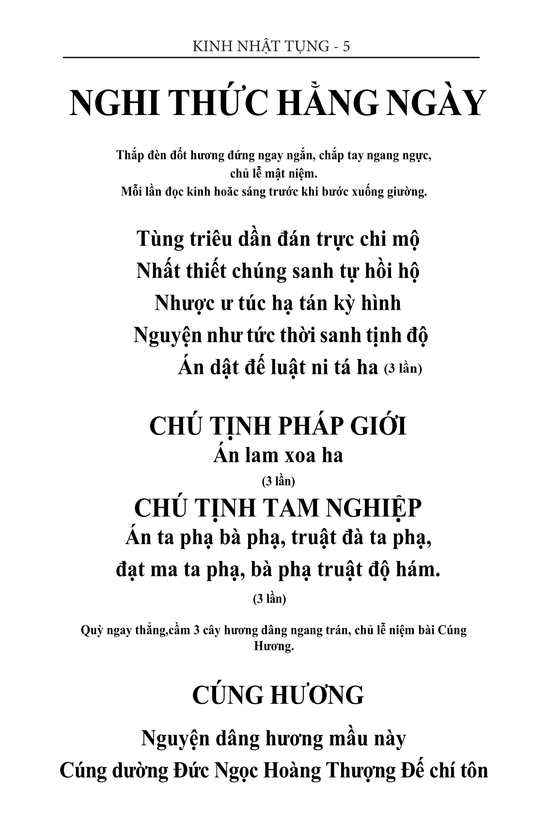 kinh thiên tâm 5