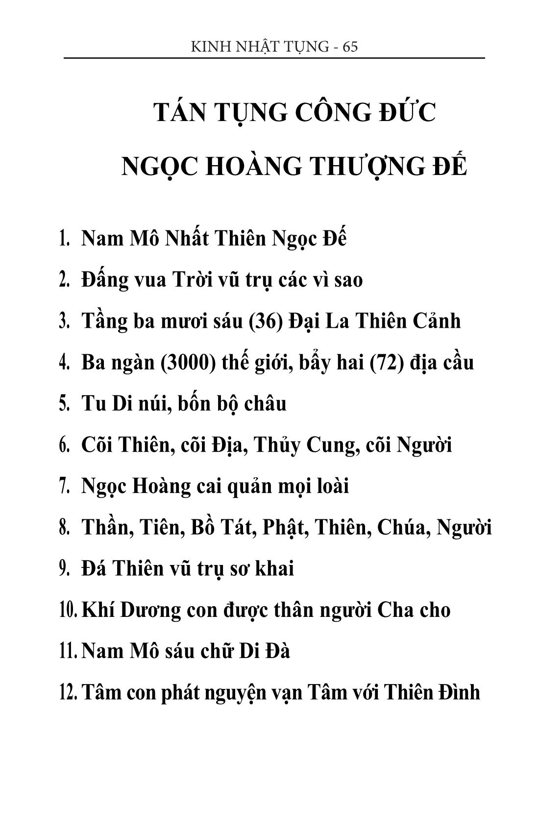 kinh thiên tâm 65